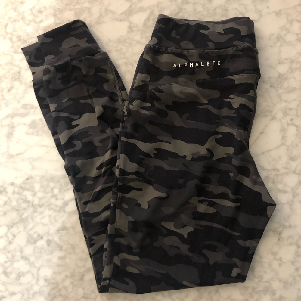 Alphalete Grey Camo Joggers - small